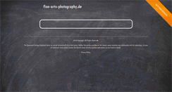 Desktop Screenshot of fine-arts-photography.de